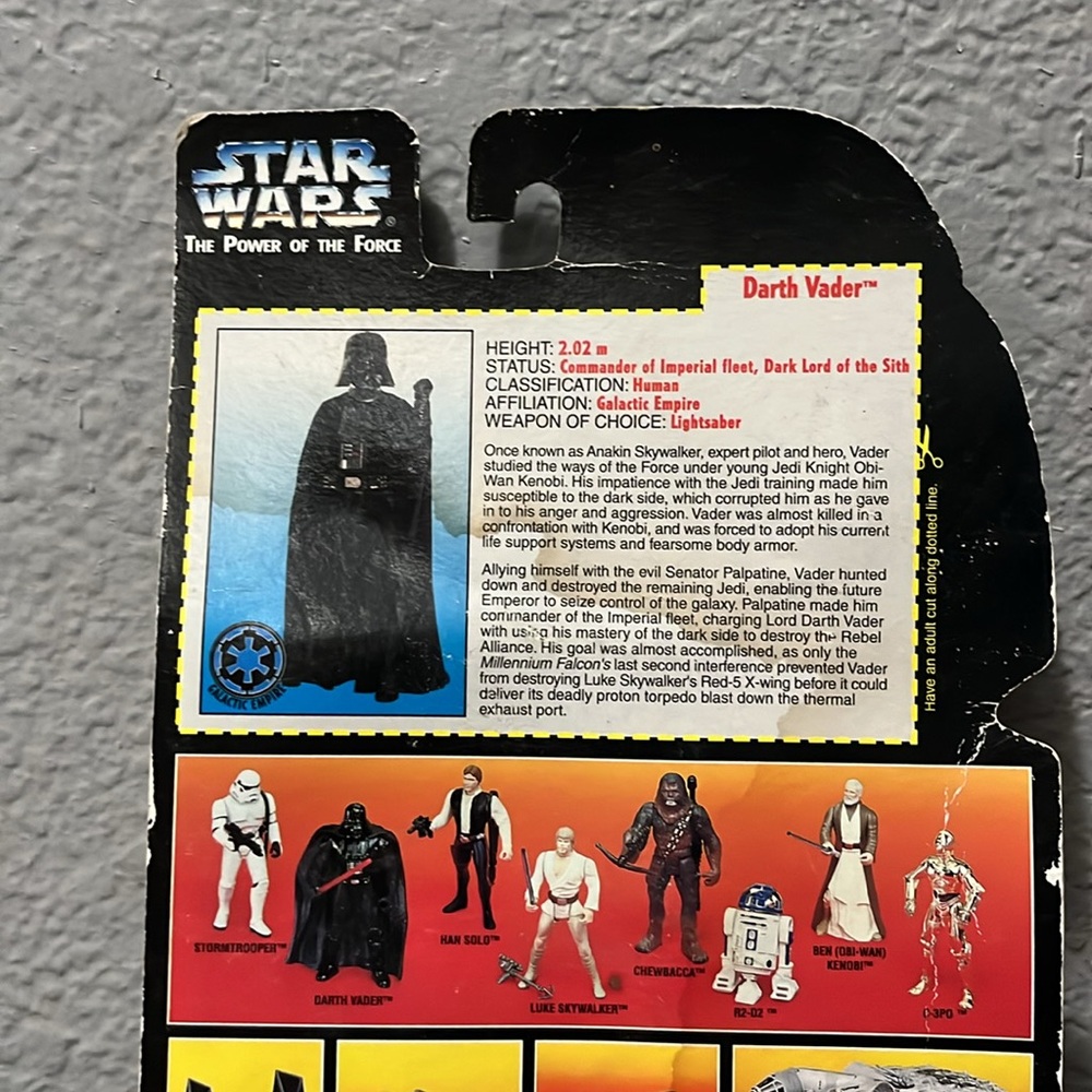 Star Wars The Power of the Force Darth Vader Figure - Picture 5 of 8